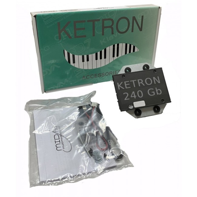 KETRON KIT HD/SSD, Kit SSD 240GB per LOUNGE, cod. 9SSD002B