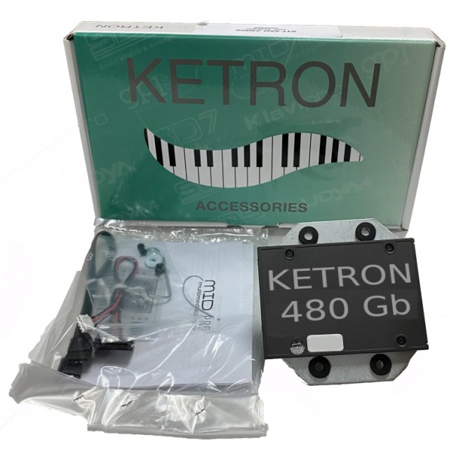 KETRON KIT HD/SSD, Kit SSD 480GB per LOUNGE, cod. 9SSD006B