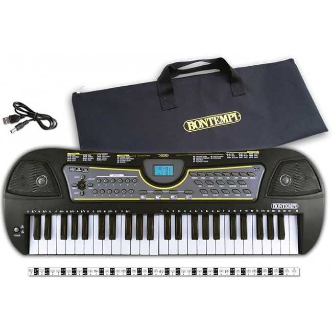 Bontempi | MelodyTouch - Tastiera Digitale a 49 Tasti con Accessori