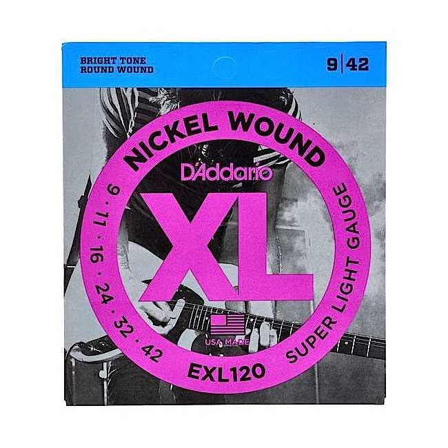 D'ADDARIO XL NICKEL WOUND EXL120